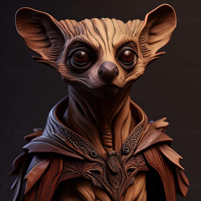 3D model Lepilemur jamesorum (STL)